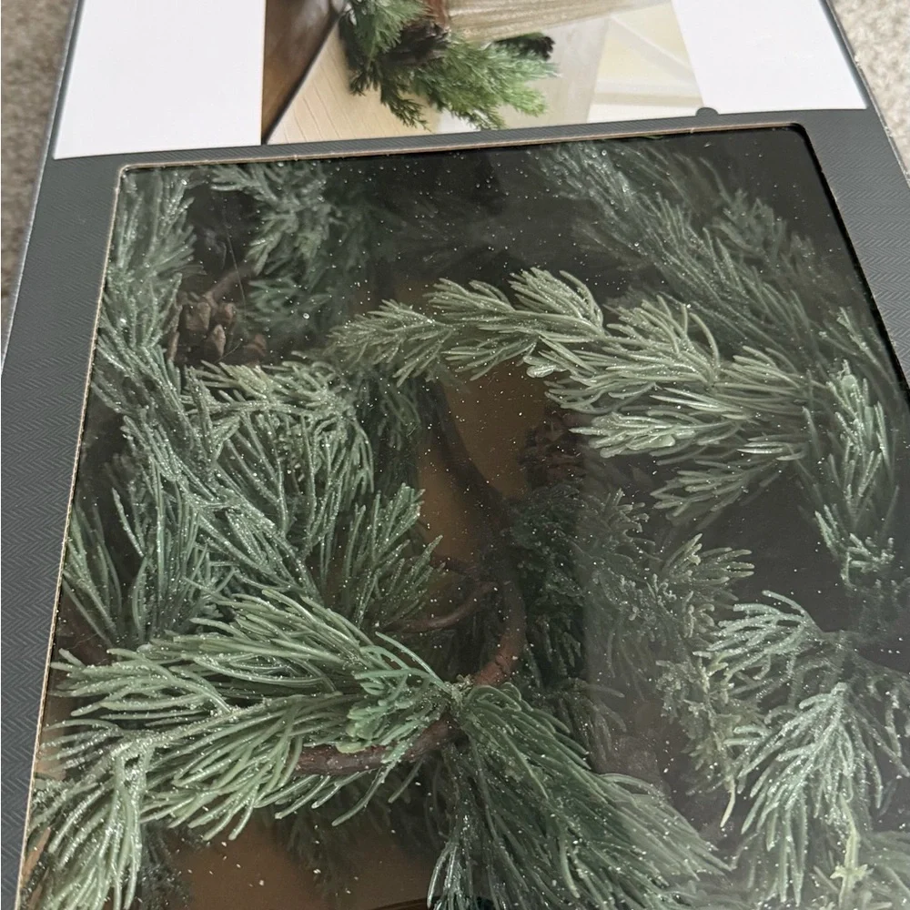 Threshold Evergreen Pine Holiday Garland in Deep Green